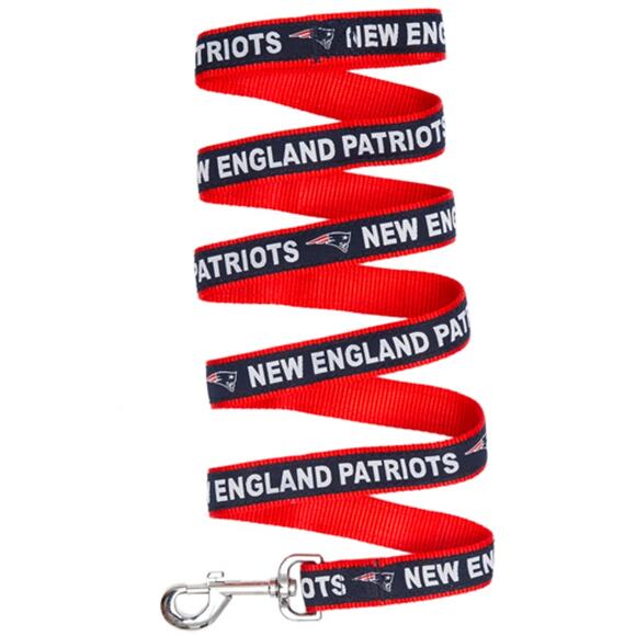 NFL 4' New England Patriots Dog Leash * MED * 4 FT - Picture 1 of 4